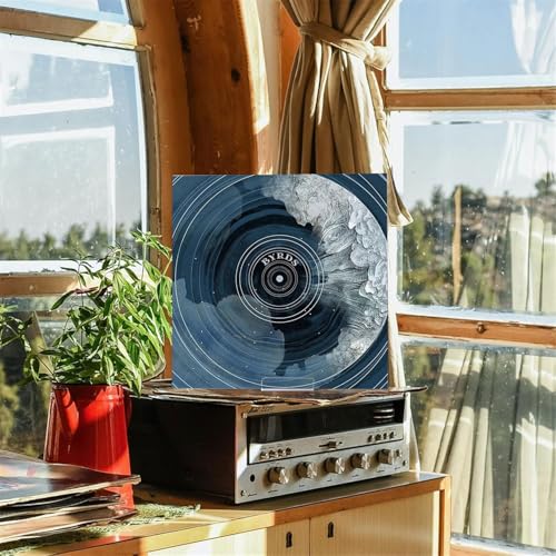 Kalami Vinyl Record Stand Display Album LP Cover | Display Nowplaying, Clear Acrylic Material, Tabletop Display, No Assembly Required, Vinyl Record Player Accessories