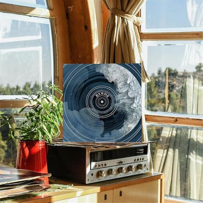 Kalami Vinyl Record Stand Display Album LP Cover | Display Nowplaying, Clear Acrylic Material, Tabletop Display, No Assembly Required, Vinyl Record Player Accessories