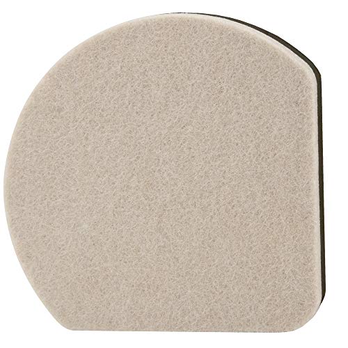Super Sliders 7" Slide & Hide Reusable Furniture for Hard Surfaces - Effortless Moving and Surface Protection, Beige (4 Pack) - size: 7 Inch, style: For Hardwood