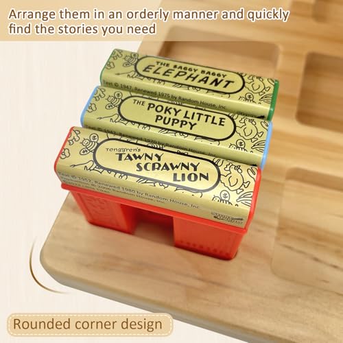 Storage Shelf with Little Tikes for Story Dream Machine Books Starter Set, Wall Display Stand for Story Books, Character and Machine, Only Shelves and Screws