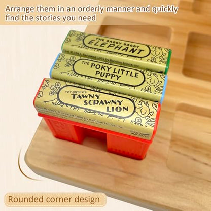 Storage Shelf with Little Tikes for Story Dream Machine Books Starter Set, Wall Display Stand for Story Books, Character and Machine, Only Shelves and Screws