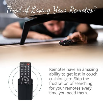 6 Pcs Remote Control Holder Wall Mount, TV Remote Holder, Self Adhesive Controller Holder, Wall Pen Holder Storage Accessories for Home Office School (3 White, 3 Black) - color: white&black-6pcs