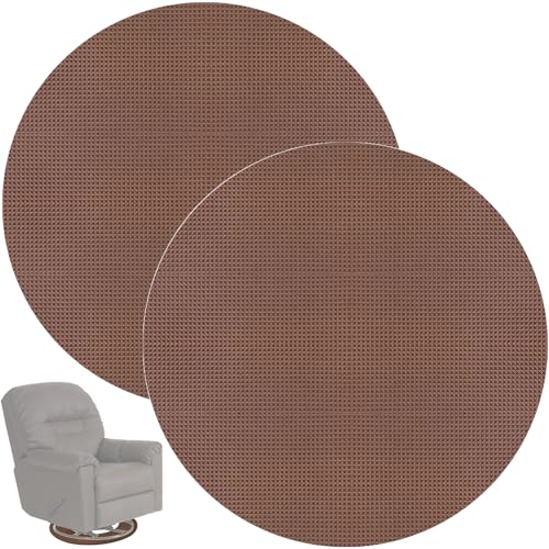 Non Skid Round Furniture Pad,Recliner Pads for Hardwood Floors,Circular Rubber Pad,Furniture Gripper Pad for Protecting Hardwood Floor Tile Floor and More from Scratching Fits Recliners,Swivel Chairs - size: 2PCS-Round-Coffee-27.5"