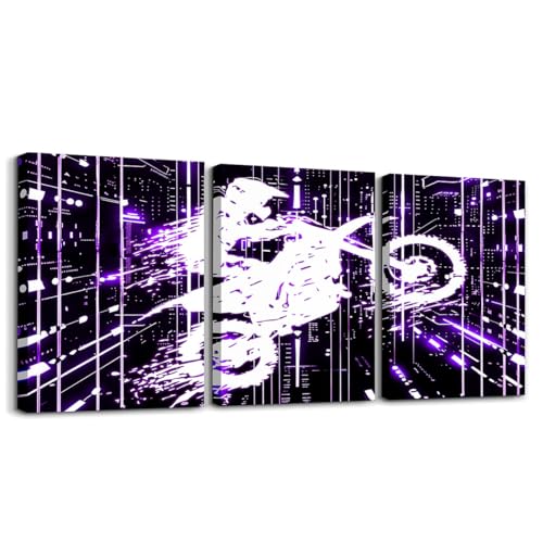 Feelyou Boys Girls Dirt Bike Canvas Wall Art for Living Room Bedroom Racing Motocross Picture Wall Decor Kids Motorcycle Wall Painting Posters Motorbike Teens Bathroom Wall Art 12"x16"x 3Pcs - color: Multi A11