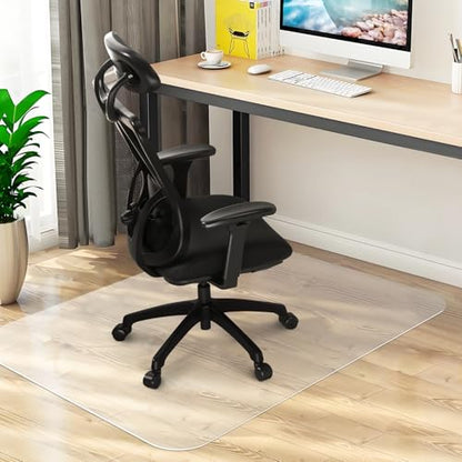 Chair Mat for Hard Wood Floors - Heavy Duty Floor Protector - Easy Clean (47''×59'') - size: 47" x 59" Rectangle (1pc)