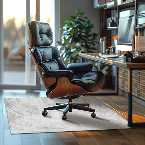 Office Chair Mat for Hardwood Floor, Anti Slip Hi-Q Desk Chair Mat for Hardwood & Low-Carpeted Floors, Easy to Clean Computer Floor Mat Protector Rug for Gaming Rolling Chair on Hard Wood Floors - color: B, size: 62" x 48"