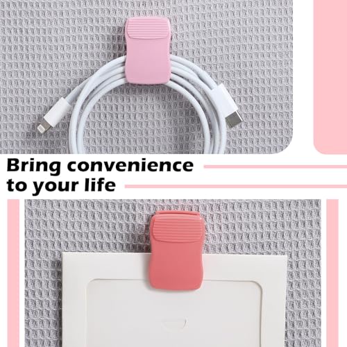 Chiisong Cubicle Clips Fabric Panel Cubicle Accessories Fabric Partition Panel Messages Hooks Office Photos Wall Clips for Notes Memos (Pink,15 Pcs) - color: Pink