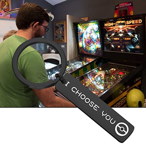 bobauna Retro Controller Keychain I Choose You Video Game Jewelry Game Enthusiast Gift For Gamer - color: Choose You Game Keychain Black