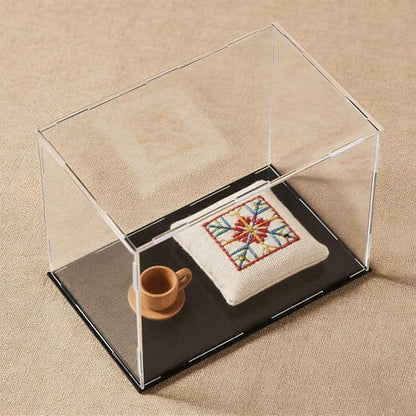 uxcell Acrylic Clear Display Case Box Dustproof Protection Showcase Cube Collectibles Show Box 11.8x5.9x7.9inch - size: 11.8x5.9x7.9inch