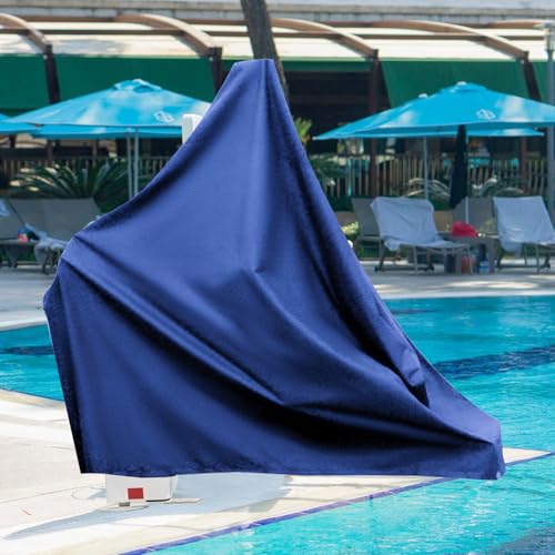 Pool Lift Chair Protective Cover,Heavy Duty 600D Outdoor Waterproof Swimming Pool Lift Chair Covers All-Weather Protection for ADA Pool Lifts & Mobility Chairs, Outdoor Pool Accessories,Blue ﻿ - color: Blue, size: 80''Lx39''Wx70''H