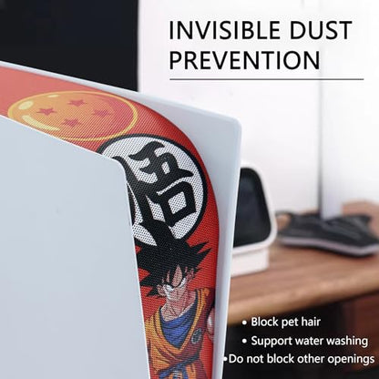 New Version 2.0 Dust Cover Net for PS5 Console, PS5 Heatsink Barrier Pets Hair Anti-dust Cover Dustproof for PlayStation 5 (PA) - color: PA