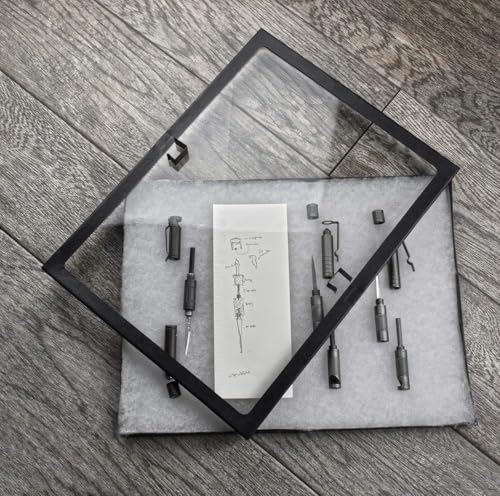 SE Glass Top Display Box - JT9212 - size: 16” x 12” x ¾"