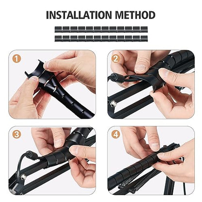 SUNMON Boom Arm for Fifine K658 Microphone with 3/8" to 5/8" Adapter and Cable Sleeve - color: Fifine K658 Boom Arm with Cable Sleeve