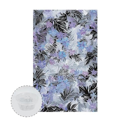 Blue Flower Leaf Print Recliner Headrest Protectors, Anti-Wear Sofa Headrest Protective Cover for Furniture Slipcovers Headrest Cover for Sofa Furniture Chair Theater Seat - color: Blue Flower Leaf