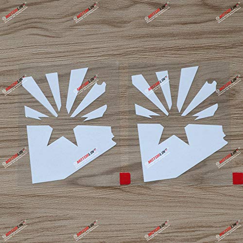 2X White 4'' Arizona Flag Map Decal Sticker American State Car Vinyl die Cut no bkgrd - color: White