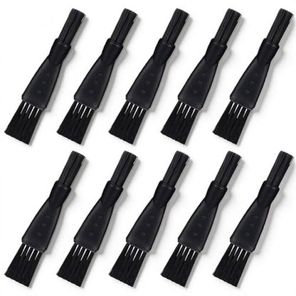 10 PCS Electric Shaver Cleaning Brush, Clipper Cleaner Brush Electric Razor Cleaner Brushes Black Double Sided Razor Brushes Replacement for Cleaning Razors Shaver Trimmer Hair Clipper Keyboard