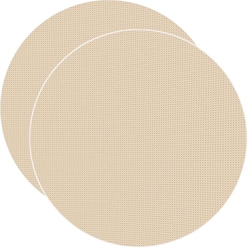 Non Skid Round Furniture Pad, Recliner Pads for Hardwood Floors | Furniture Gripper Pad for Protecting Hardwood Floor Tile Floor and More from Scratching Fits Recliners - size: 2PCS-Round-Camel-27.5"