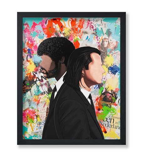 Poster Master Gentlemen Poster - Faceless Gentlemen Print - Faceless Illustration Art - Pop Movie Piece - Colorful Design - Living Room or Bedroom Wall Decor - 8x10 UNFRAMED Wall Decor - color: Style-04, size: 8"L x 10"W