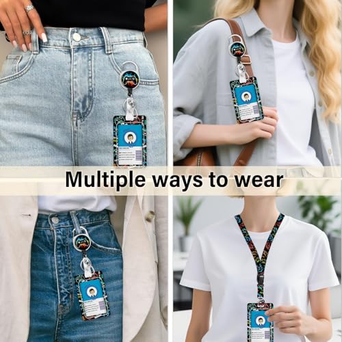 Game Console for ID Badge Holder, Game Console ID Badge Holder with Heavy-Duty Retractable Reel Clip, Gift for Teacher Nurse Adult - color: Game-black