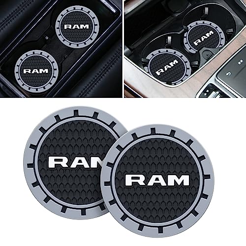 Car Cup Coaster, 2PCS Universal Non-Slip Cup Holders, Compatible with RAM Series Car Cup Holder Coasters，Car Drink Coaster Holder Accessory, Black - color: Hs33a Black