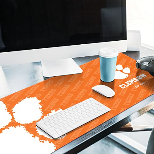 YouTheFan NCAA Clemson Tigers Logo Series Desk Pad - style: Clemson Tigers