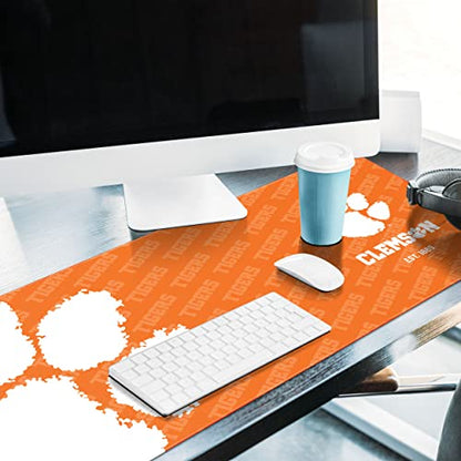 YouTheFan NCAA Clemson Tigers Logo Series Desk Pad - style: Clemson Tigers