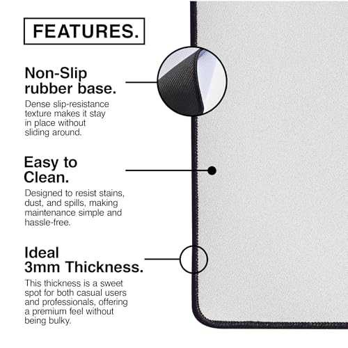 MPCO. Original Large Gaming Desk Mat – 36" x 17" Aeroglyde Racing Series Hungarian GP, 91 Full Desk Mouse Pad for Smooth Precision – Non-Slip, Washable Extra-Large PC Mouse Pad for Gaming Sessions - color: AeroGlyde Hungarian GP, 91