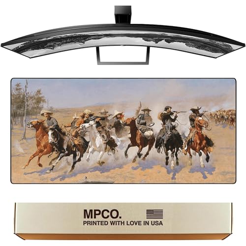 MPCO. Original Large Gaming Desk Pad - 36" x 17" Duraglyde Fabric Dash Desk Mats - Non-Slip, Washable, Smooth Glide for Precision Gaming & Work - color: Aeroglyde - Dash