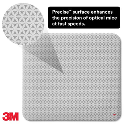 3M Precise Mouse Pad (Case of 6) - size: 9" x 8" (Pack of 6)