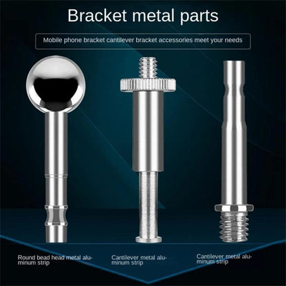 3 Pack Boom Arm to 17mm Ball 1/4 inch 3/8 Screw Bolt Mount Connector Adapter Joint Head Converter for Microphone Arm Stand Mic Arm Scissor Shock Mount Condenser Video Light Phone Holder Clip