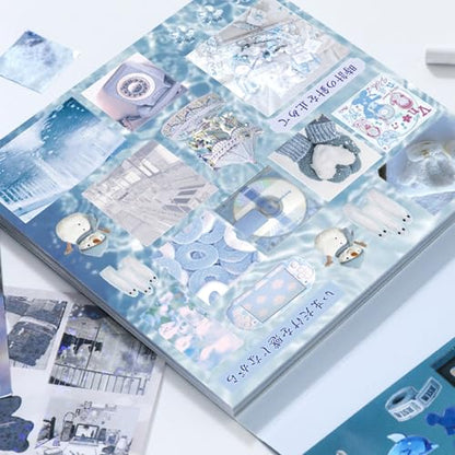 Memory-Themed Japanese Sticker Book: 700+ Die-Cut Glossy & Matte Stickers - 30 Sheets for Scrapbooking, Junk Journals, Planners-Prayer Board Supplies-Vision Board Supplies - color: Memory