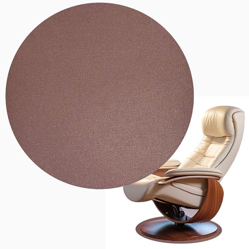 Recliner Pads for Hardwood Floors, Under Chair Mat Floor Protector, Keep Furniture from Sliding, Rubber Mats for Rocking Chair, Floor Furniture Pads 27.5in - size: R-Brown-27.5"x27.5"