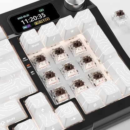Mechanical Gaming Keyboard Brown Switches,3 Pin 50gf RGB SMT Tactile Switch,Dustproof and Waterproof Switch (Brown,36PCS) - color: Brown, size: 36Pcs
