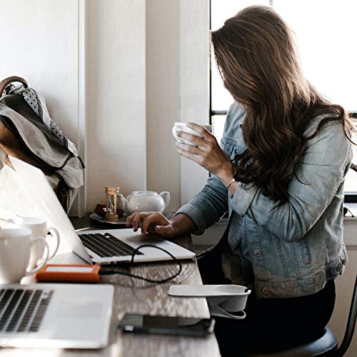 Dirza Clip On Cup Holder for Office Chair Table Desk Side to Hold Coffee Water Drink Beverage Soda Tea Grey - color: Grey