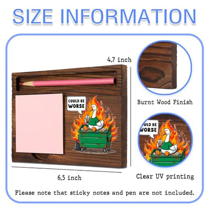 We’re All in This Together Desk Decor, Funny Office Sticky Note Holder for Coworker Team Gift, Memo Pad Holder Work Desk Organizer STYW12 - style: We’re All in This Together