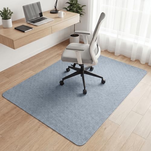 Carvapet Office Chair Mat for Hardwood Floor, 36x48 Inch Heavy Duty Floor Protector, Non Slip Desk Chair Mat for Rolling Computer Gaming Chairs, Easy to Clean Greek Key Pattern - color: Greek Key Pattern