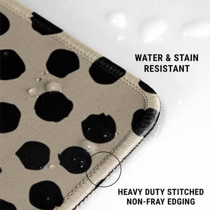 Skinit Large Gaming Mouse Pad - Cheetah Spots Design with Stitched Edges, Waterproof, Non-Slip Rubber Base, Desk Mat for Keyboard & Mouse, 31.5" x 11.8" inches - color: Brown - PTTRNS01, size: 31.5" x 11.8"