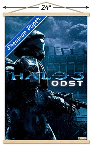 Trends International Halo: ODST - Key Art Wall Poster, 22.375" x 34", Premium Print and Beechwood Hanger Bundle - style: Premium Print and Beechwood Hanger Bundle