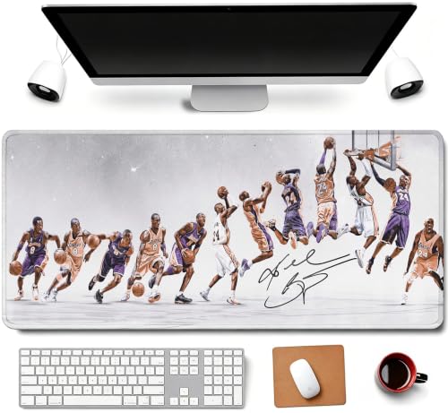 31.5x11.8 Inch Non-Slip Long Extended Large Gaming Mouse Pad with Stitched Edges XL Laptops Keyboard Mouse Mat（KB） - color: KB Move