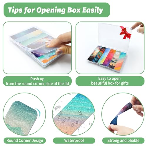 72 Pieces Anxiety Sensory Stickers with Storage Box - Sensory Stickers for ADHD - 2 Textured Surface Adhesives - Sensory Strips for Office & Classroom Desk Relieve Adult & Teen Stress - style: A-Unique Style