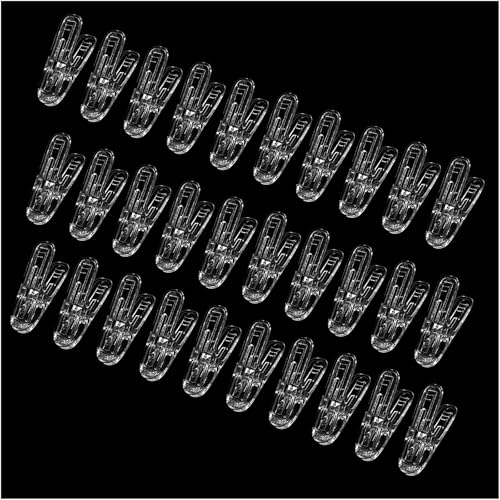 30 Pack Balloon Arch Clips, Spring Clamps Anti Slip Plastic Spring Clips Backdrop Clips 2.4 Inch Heavy Duty Clip for Balloon Arch Backdrop Photography Decoration Crafts