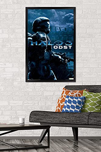Trends International Halo: ODST - Key Art Wall Poster, 22.375" x 34", Black Framed Version - color: Black Framed Version, size: 34"L x 22.4"W