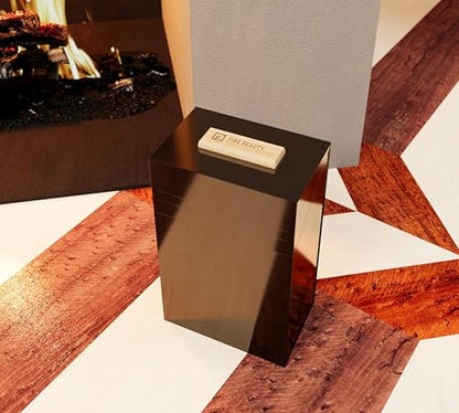 Fire Beauty Fire Starters Storage Box,Firelighter Storage Box,Metal Firelighters Container with Flip Top Lid - size: Small