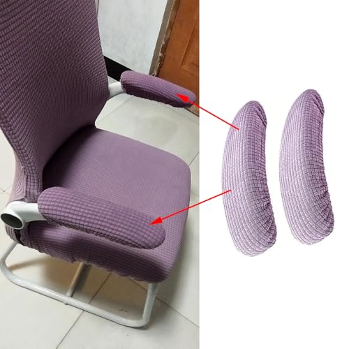 Pair Office Chair Armrest Covers Universal Stretchable Arm Rest Covers for Office Desk Chairs Ergonomic PC Desk Chair with Wheels High Back Big and Tall Computer Chairs Gaming Seat