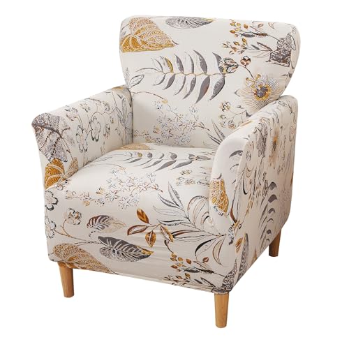 HAOYONG Banquet Armchair Slipcover Stretch Velvet Chair Covers 1-Piece Armchair Sofa Covers Soft Arm Chair Cover Removable Washable Single Couch Covers Furniture Protector for Living Room - Set of 1 - color: 1001, size: Set of 1