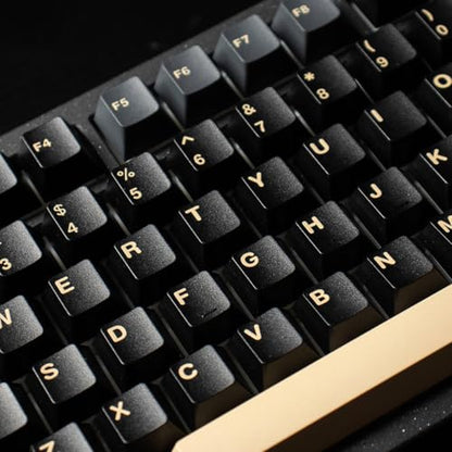 Sumgsn 173 Keys Doubleshot Keycaps Cherry Profile Apes Keycaps Set 7u Spacebar Fit for 61/64/87/104/108 Cherry Mx Switches ISO ANSI Layout Mechanical Keyboards Alice Keyboards - color: Apes Keycaps