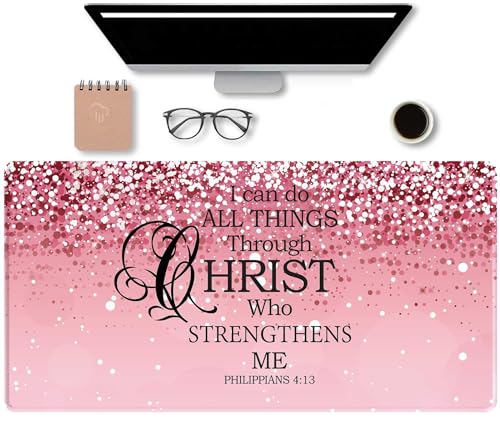 Large Desk Mat Extended Mouse Pad, Pink Cute Mousepad Desk Pad,Waterproof Durable Non-Slip Rubber Base Gaming Mousepad Desk Mat for Office/Home/Desktop,Pink Mouse Pad for Women - color: P2