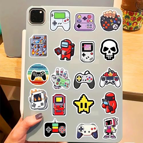 PMLAND 100 Pcs Waterproof Stickers Video Gamepad