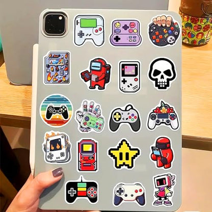 PMLAND 100 Pcs Waterproof Stickers Video Gamepad