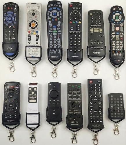 Universal Remote Control Holder with Lanyard - 3 Pack Portable Remote Leash, Stretchy Silicone Remote Protector for Bed, Hospital Bed, Recliner & Travel - Never Lose Your Remotes Again